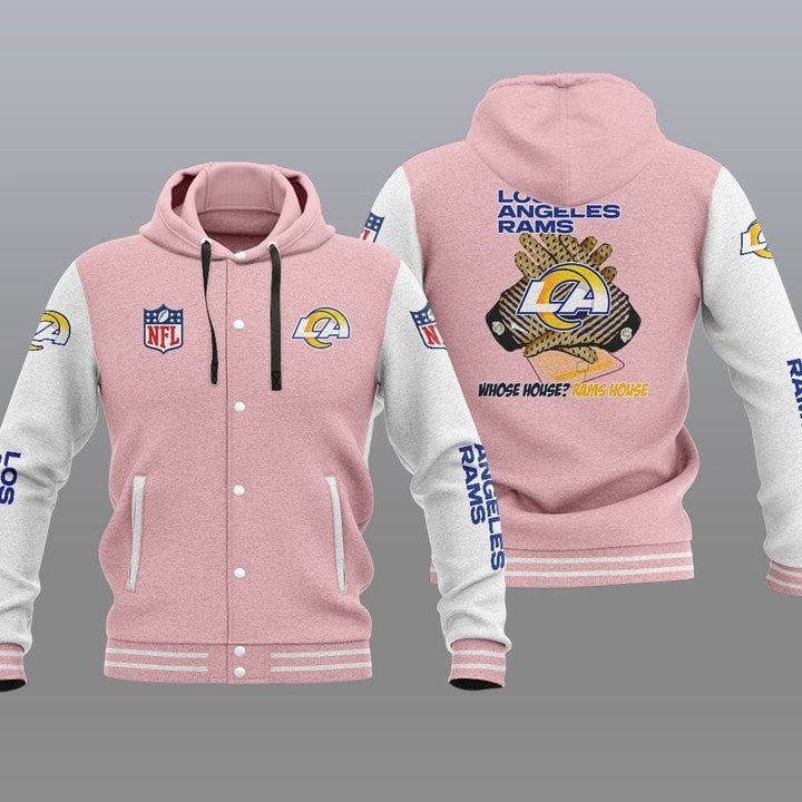 Los Angeles Rams Hooded Button Jacket