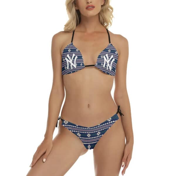 New York Yankees Bikini Set Side View