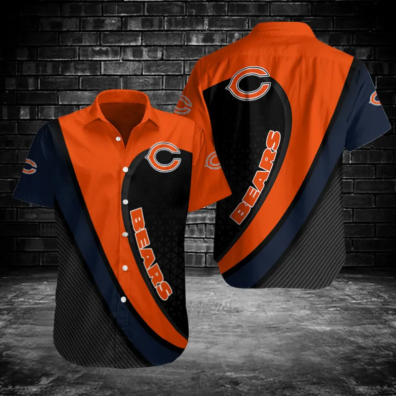 Sizing Chart for Chicago Bears Button Shirts