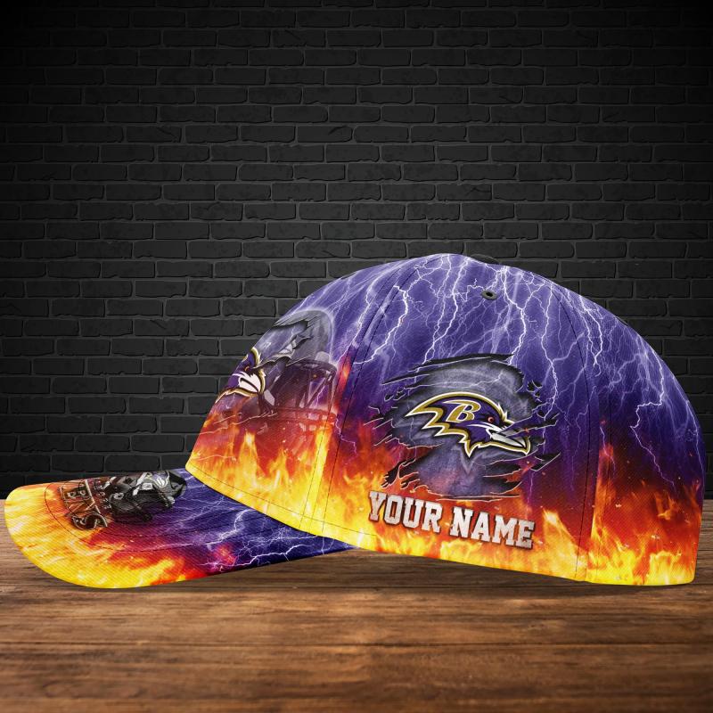Baltimore Ravens Cap - Back View