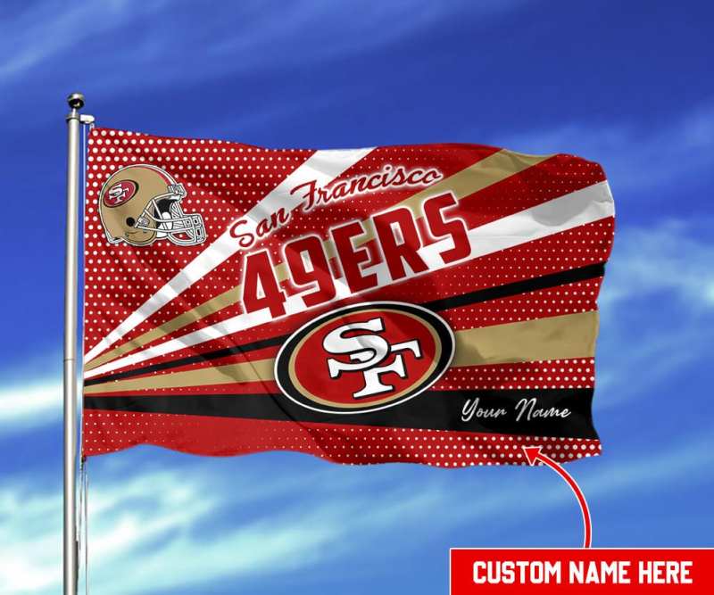 San Francisco 49ers Personalized Flag