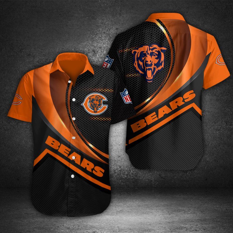 Sizing Chart for Chicago Bears Button Shirt