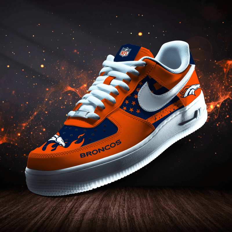 Denver Broncos Personalized Sneakers