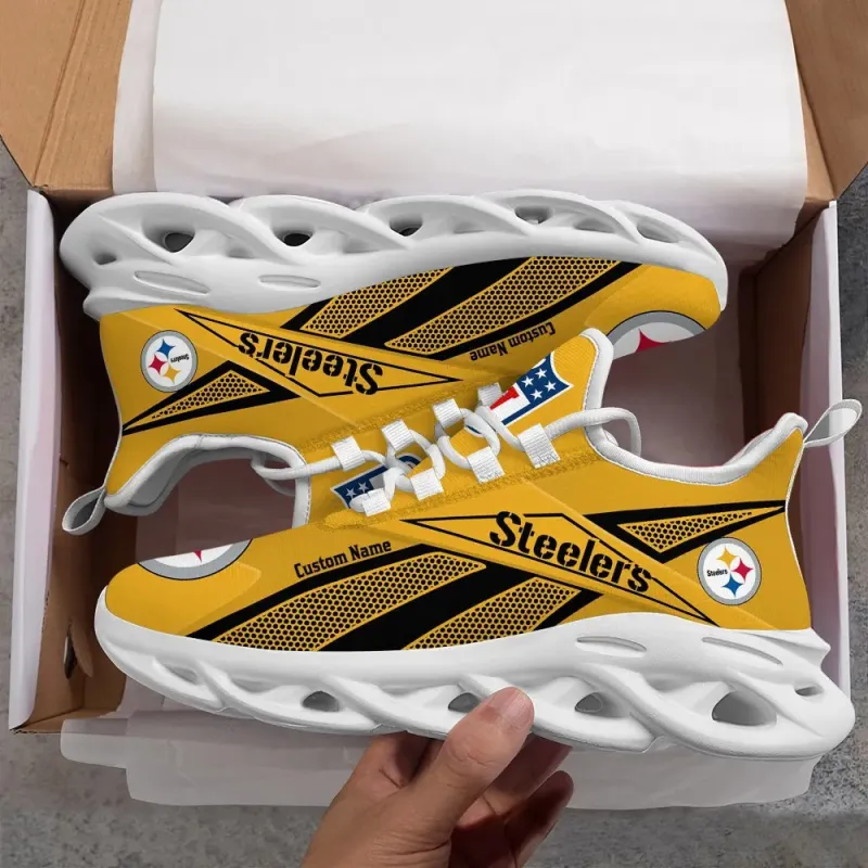 Pittsburgh Steelers Personalized Yezy Running Sneakers