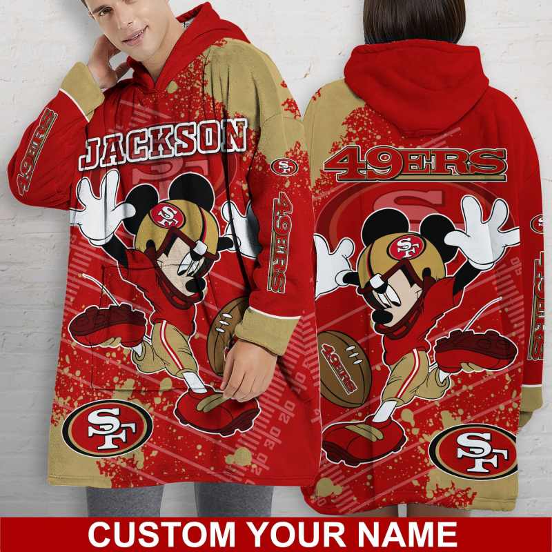 San Francisco 49ers Personalized Snug Hoodie 1