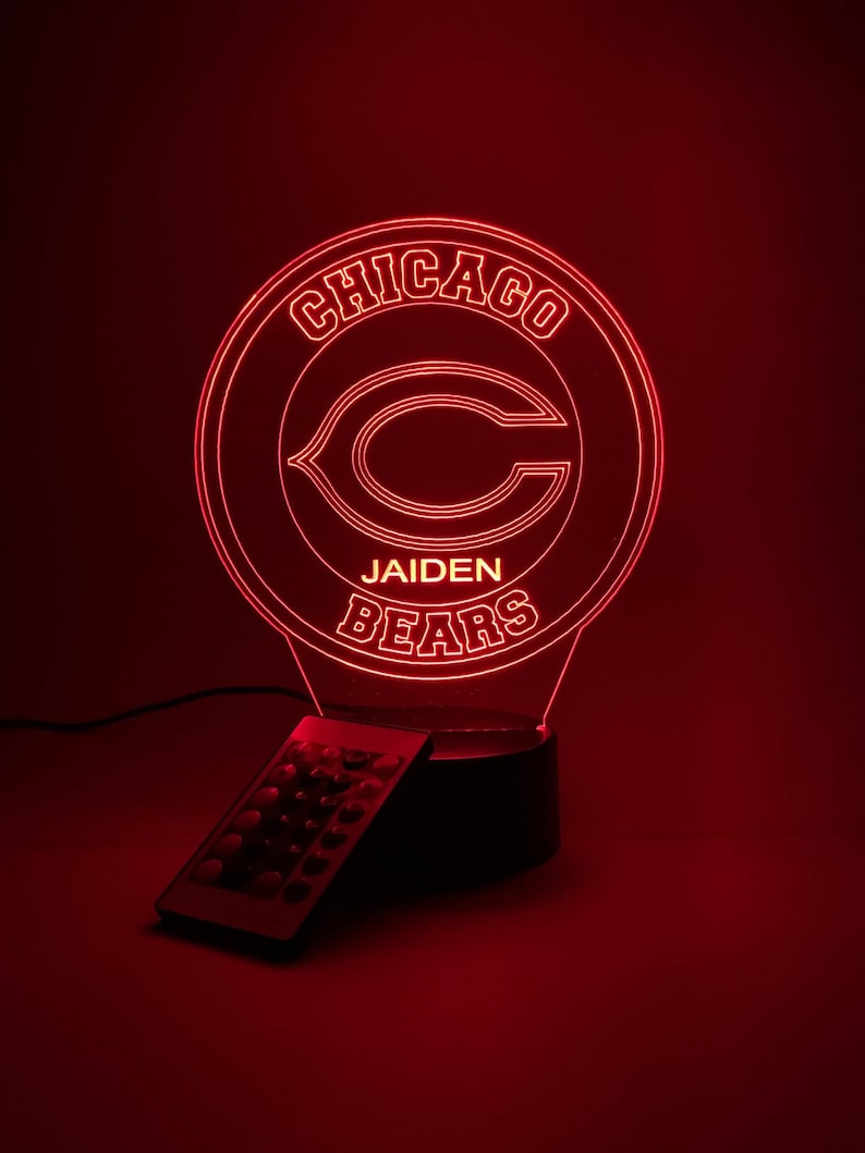 Chicago Bears 3D Lamp