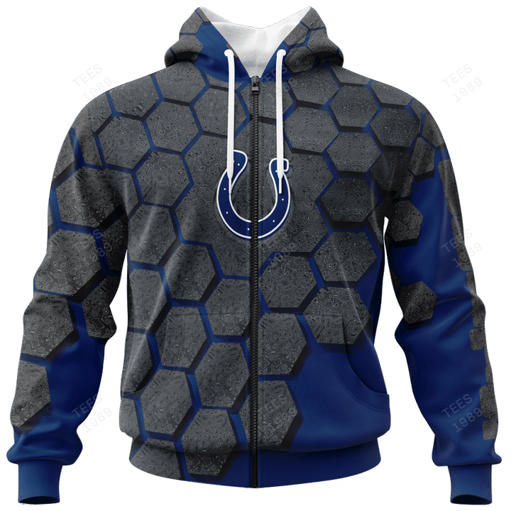 Indianapolis Colts Christmas Sweater Front View