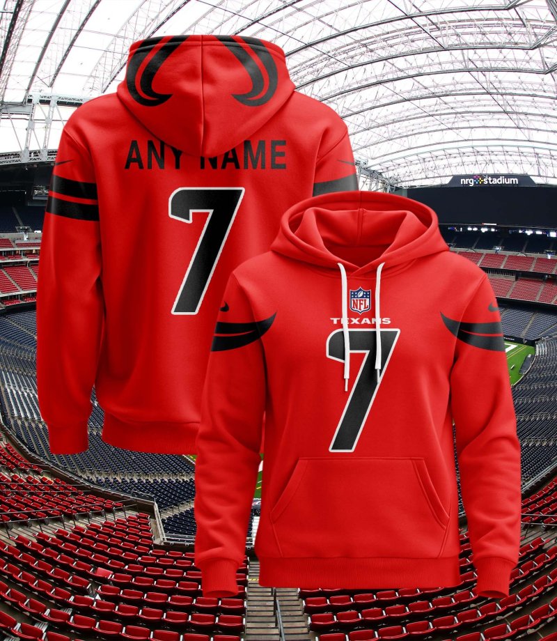 Houston Texans Personalized Football Hoodie 1