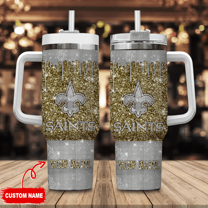 New Orleans Saints Personalized NFL Tumbler