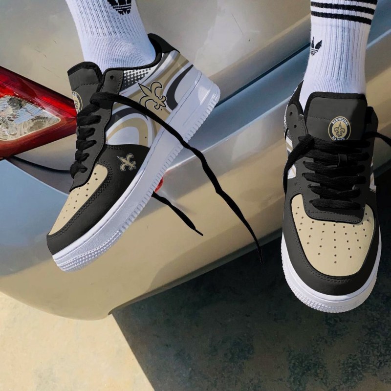 New Orleans Saints AF1 Shoes with Logo