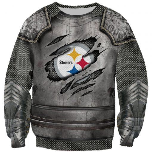 Pittsburgh Steelers All Over Printed Ugly Christmas Sweater - Front Design