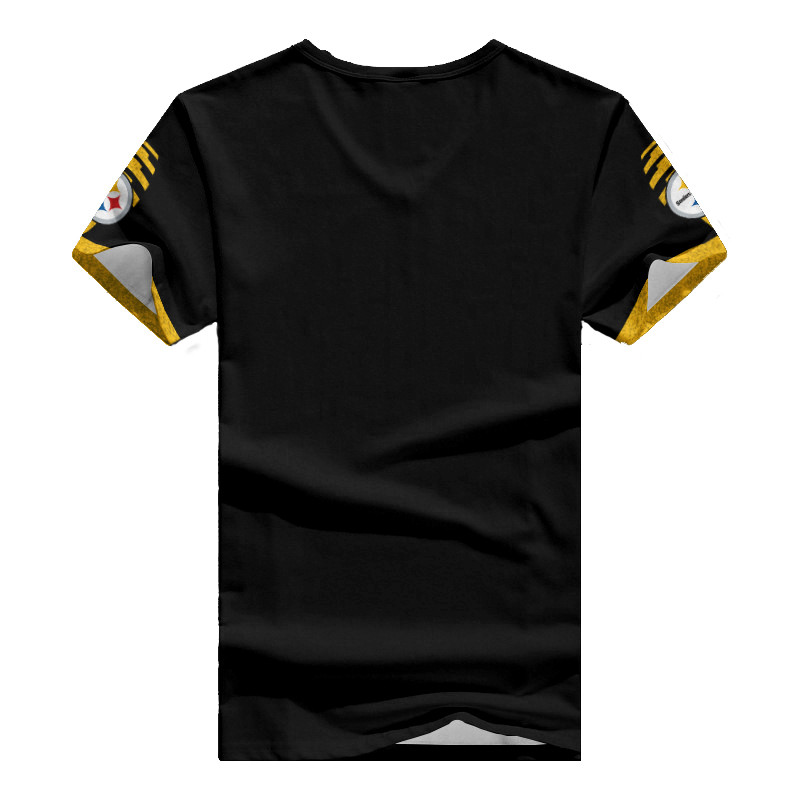 Pittsburgh Steelers Personalized Summer V-neck Women T-shirt