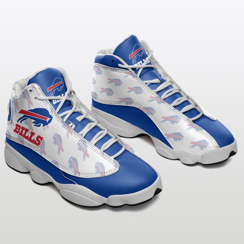 Buffalo Bills Air JD13 Sneakers Side View
