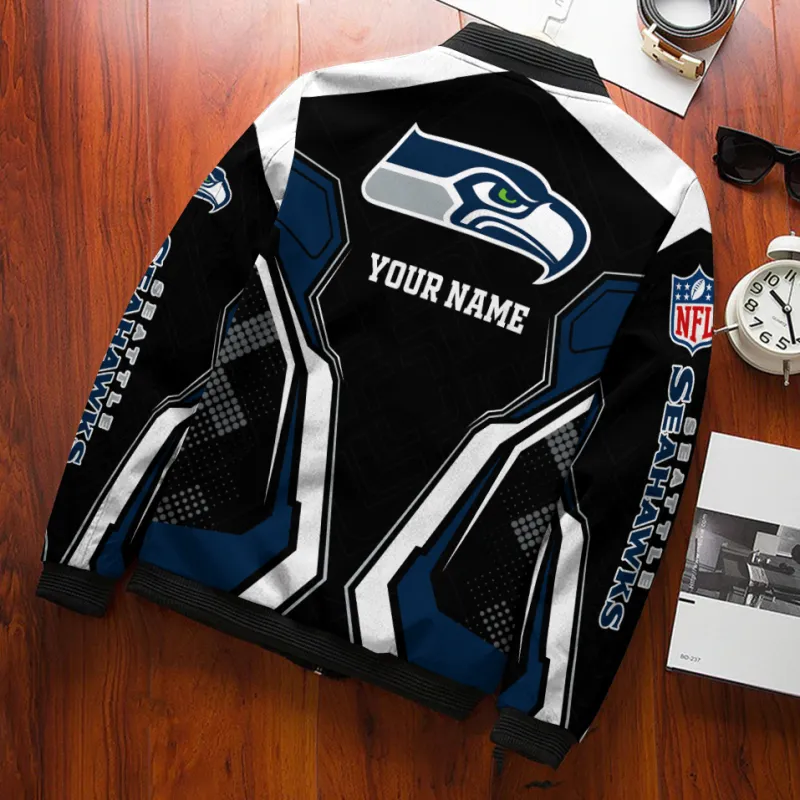 Seattle Seahawks Bomber Jacket Ad