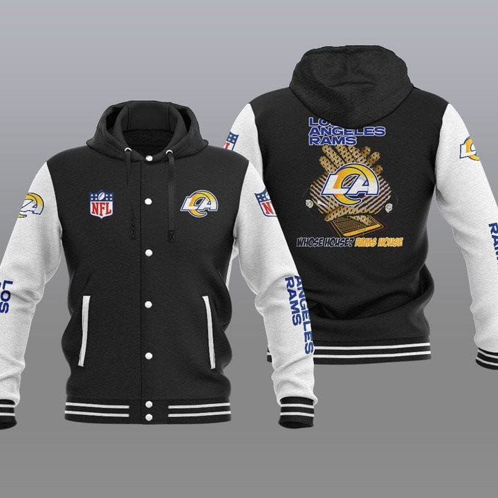 Los Angeles Rams Hooded Button Jacket
