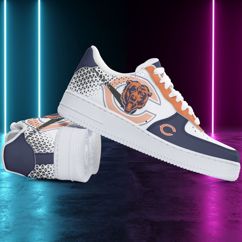 Chicago Bears AF1 Shoes 245 back view