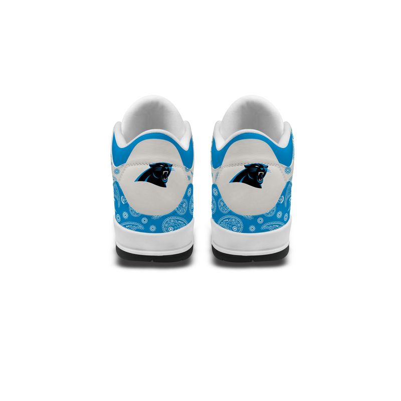 Carolina Panthers JD03 Genuine Leather Shoes Image 3