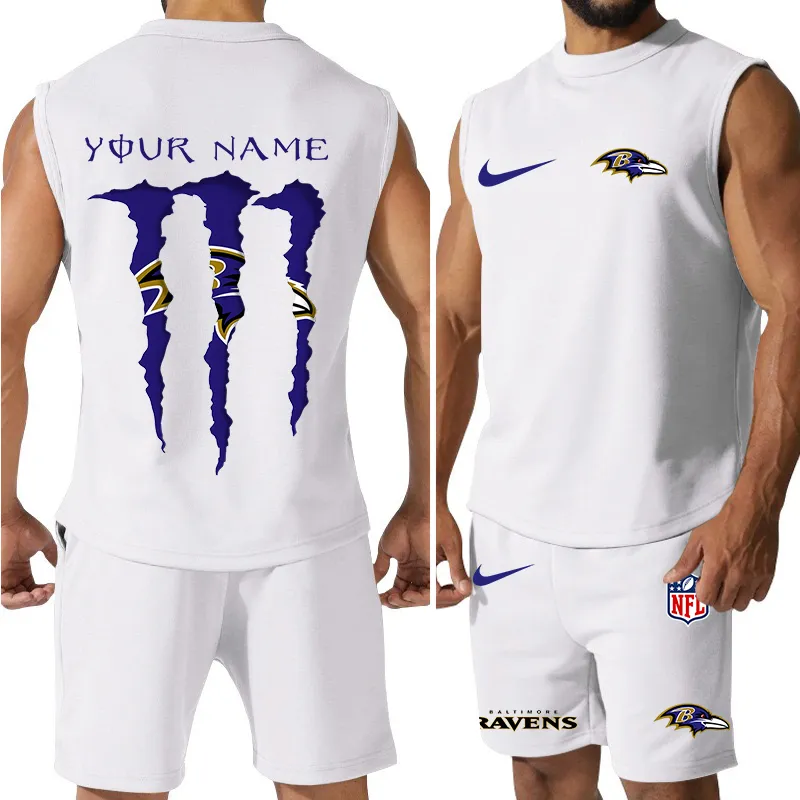 Baltimore Ravens Jersey Tank Top and Shorts