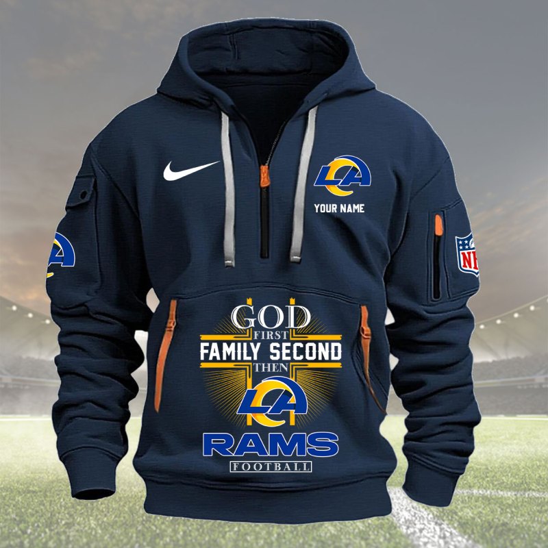 Navy Los Angeles Rams Hoodie