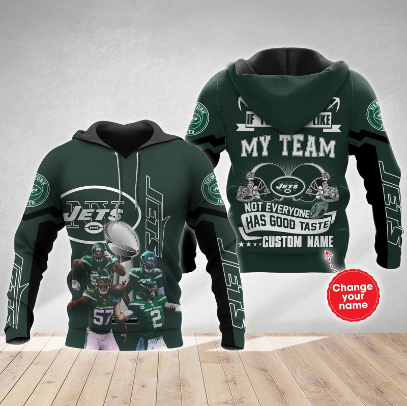 New York Jets Personalized All Over Printed Ugly Christmas Sweater