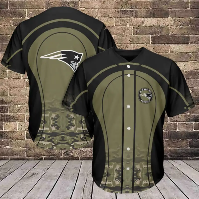 New England Patriots Baseball Jersey