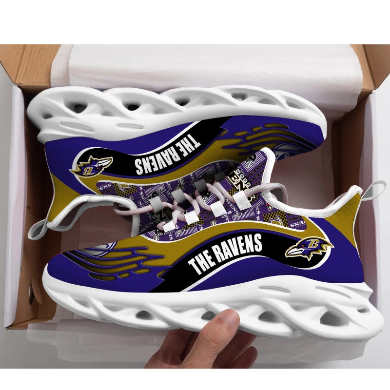 Baltimore Ravens Yezy Running Sneakers