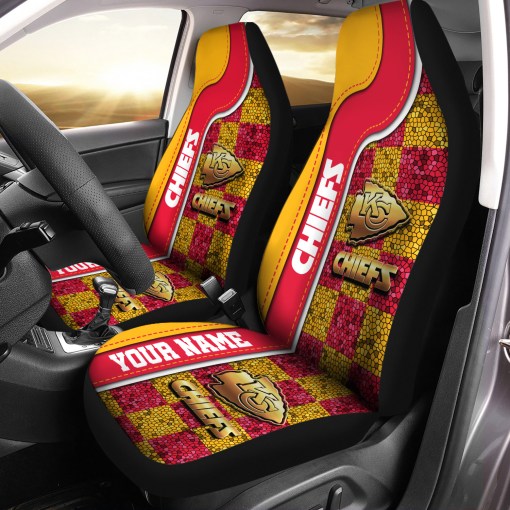 Kansas City Chiefs Personalized Car Seat Cover