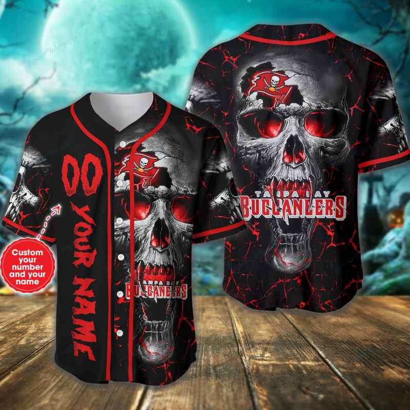 Tampa Bay Buccaneers Personalized Baseball Jersey