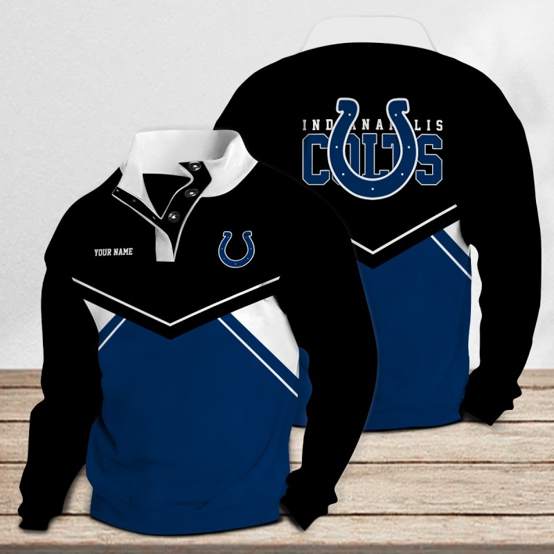 Áo Khoác Cổ Đứng CASUAL Indianapolis Colts
