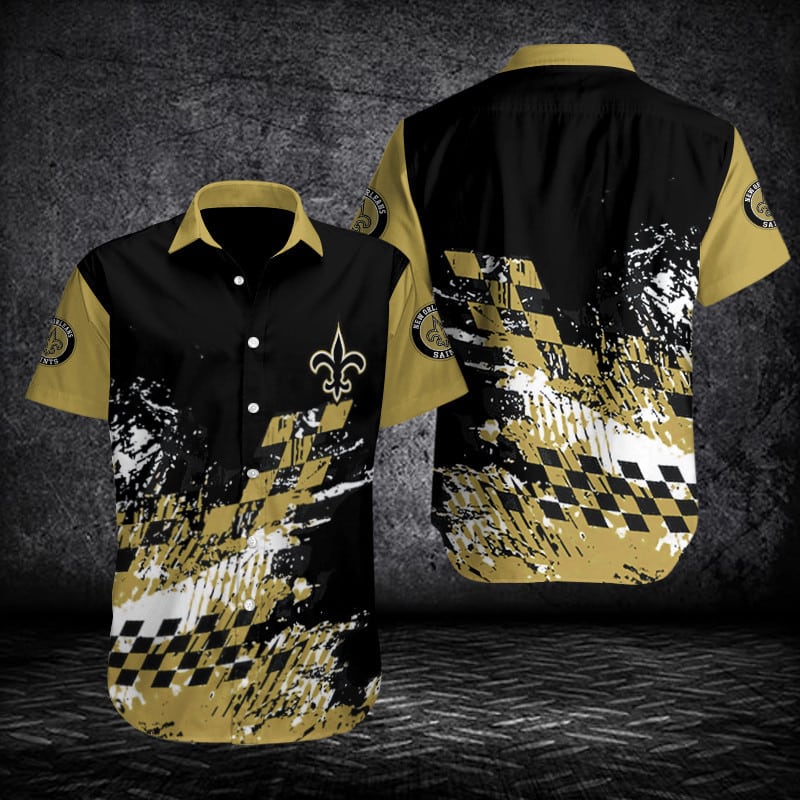 New Orleans Saints Button Shirt Sizing Chart