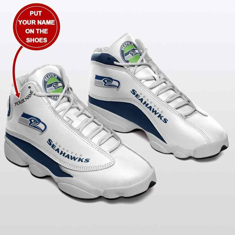 Seattle Seahawks Personalized JD13 Sneakers