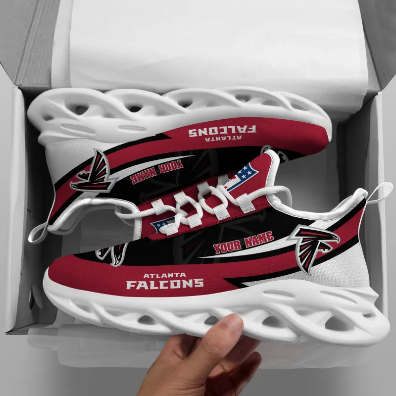 Atlanta Falcons Personalized Yezy Running Sneakers
