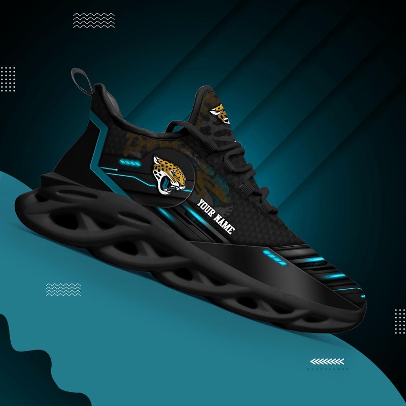 Jacksonville Jaguars Personalized Yezy Running Sneakers Image 2