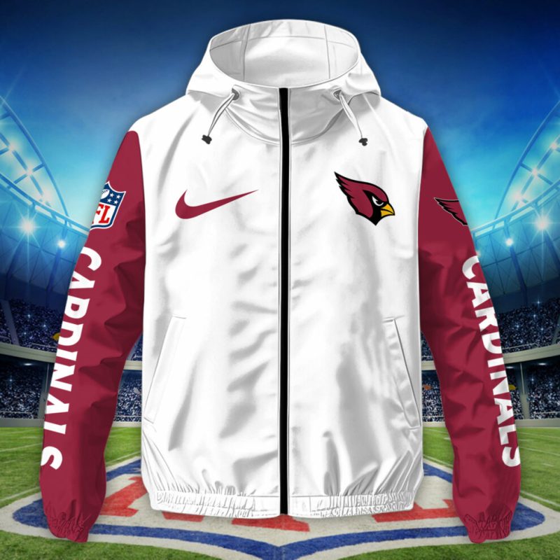 Back view of Arizona Cardinals Outdoor Jacket