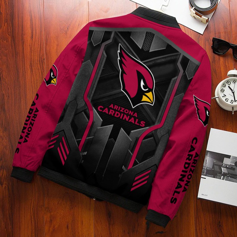 Arizona Cardinals Bomber Jacket Back