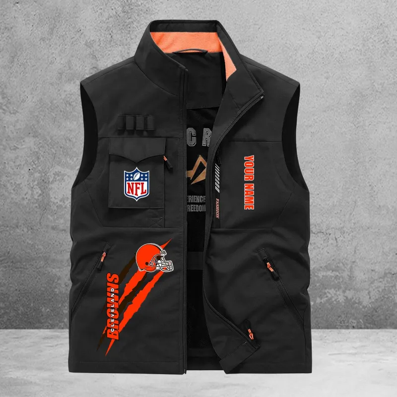 Cleveland Browns Multi-Pockets Vest