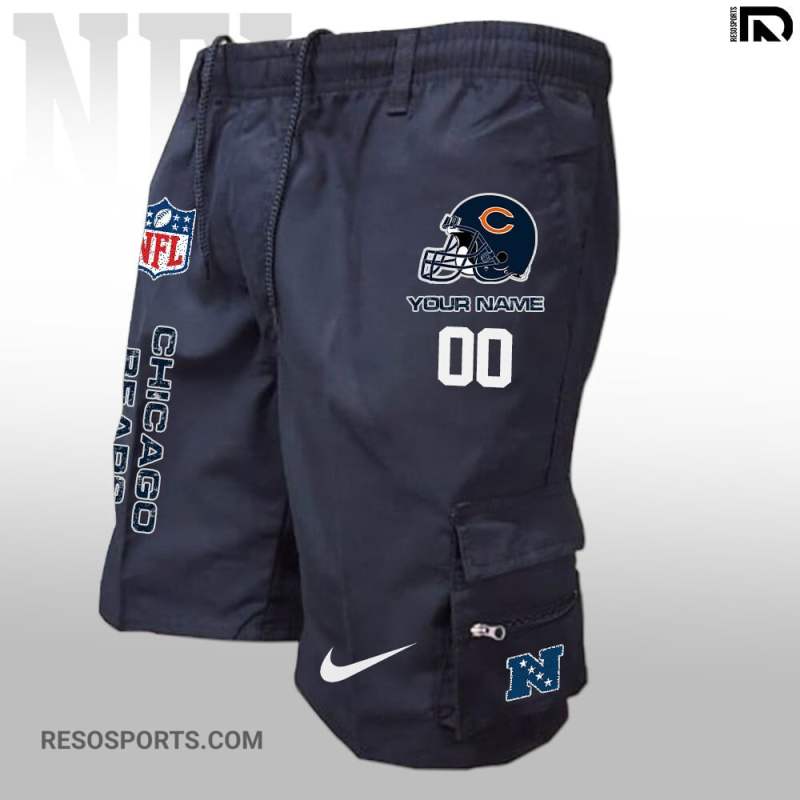 Chicago Bears Personalized Multi-Pockets Man Shorts Image 3