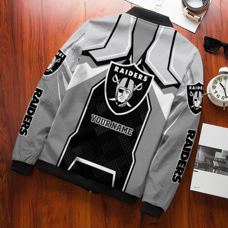Stylish Las Vegas Raiders Bomber Jacket