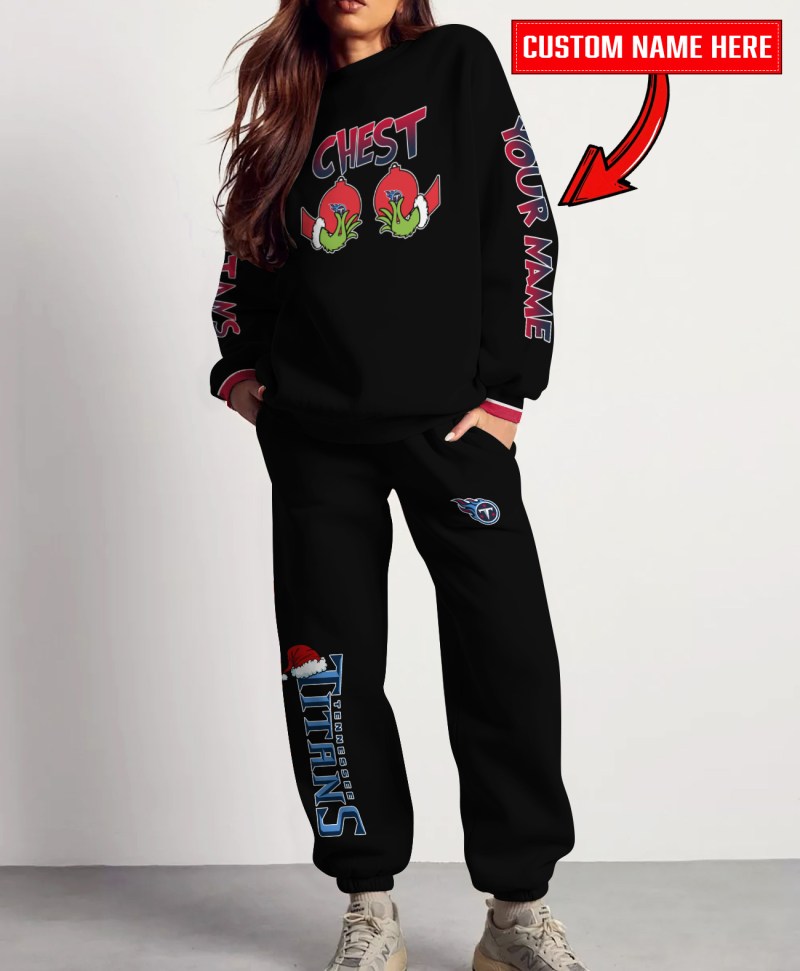 Tennessee Titans Christmas Sweatshirt and Sweatpants