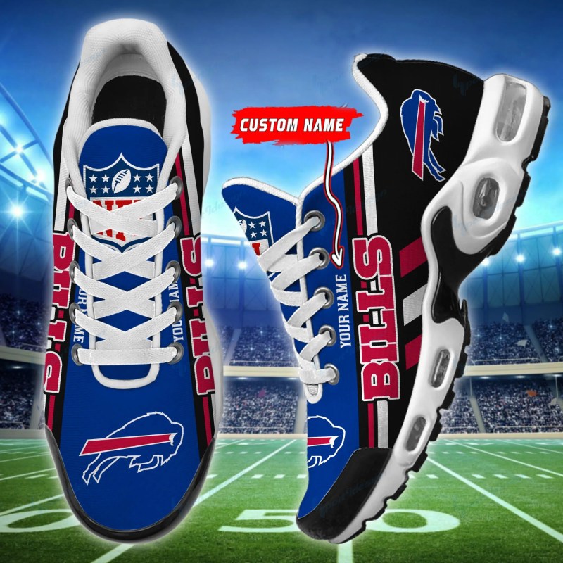 Buffalo Bills Personalized Plus T-N Youth Sneakers