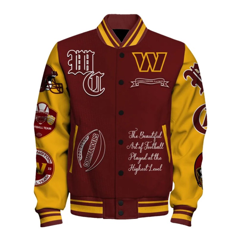 Washington Commanders Jacket Side View