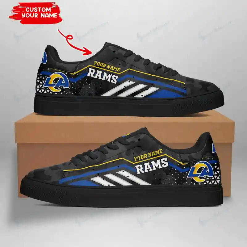 Los Angeles Rams Personalized Shoes Detail