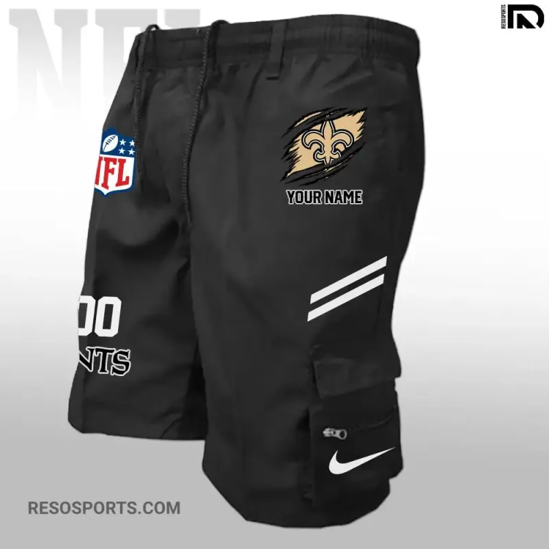 New Orleans Saints Multi-Pockets Shorts