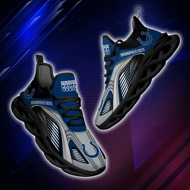 Indianapolis Colts Yezy Running Sneakers Side View