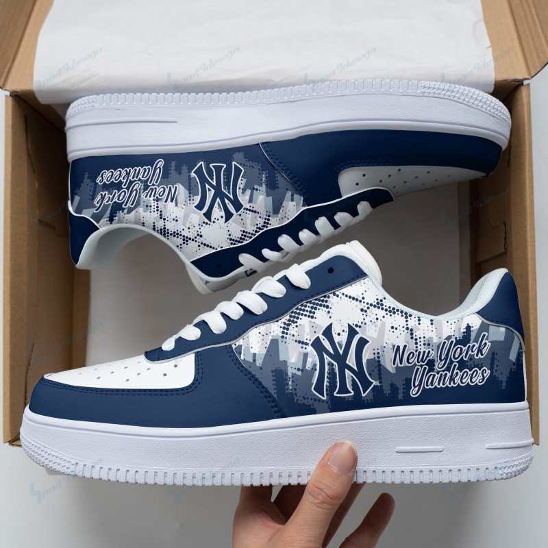 New York Yankees AF1 Shoes - Side View