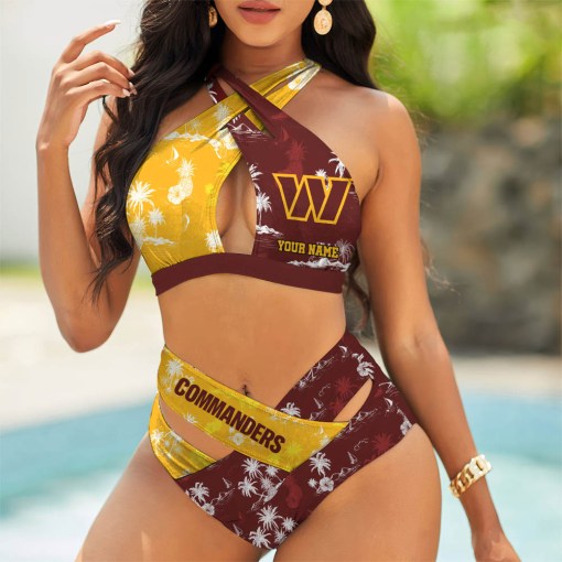 Washington Commanders Bikini Swimsuit