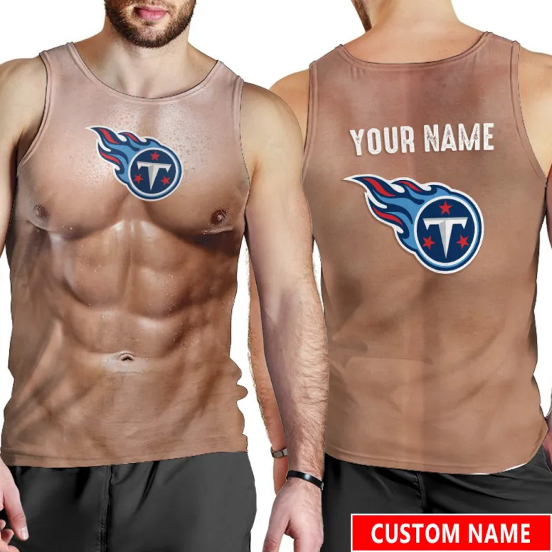 Tennessee Titans Personalized Men Tank Top