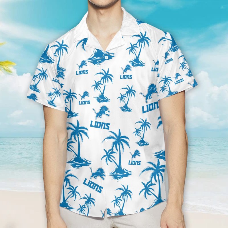 Detroit Lions Summer Hawaiian Shirt