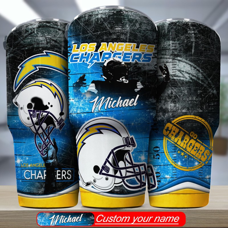 Los Angeles Chargers Personalized Tumbler