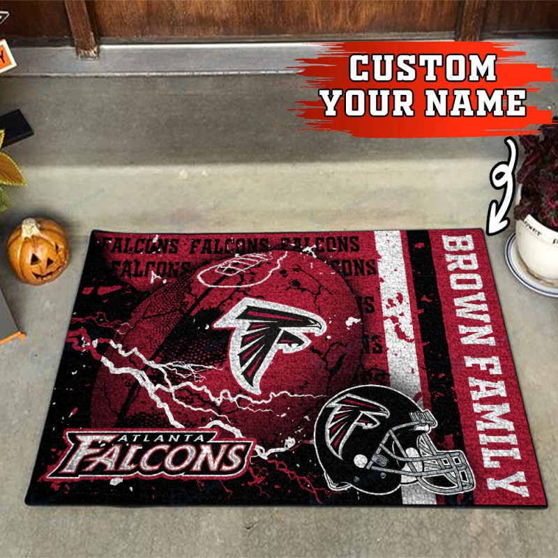 Atlanta Falcons Personalized Doormat